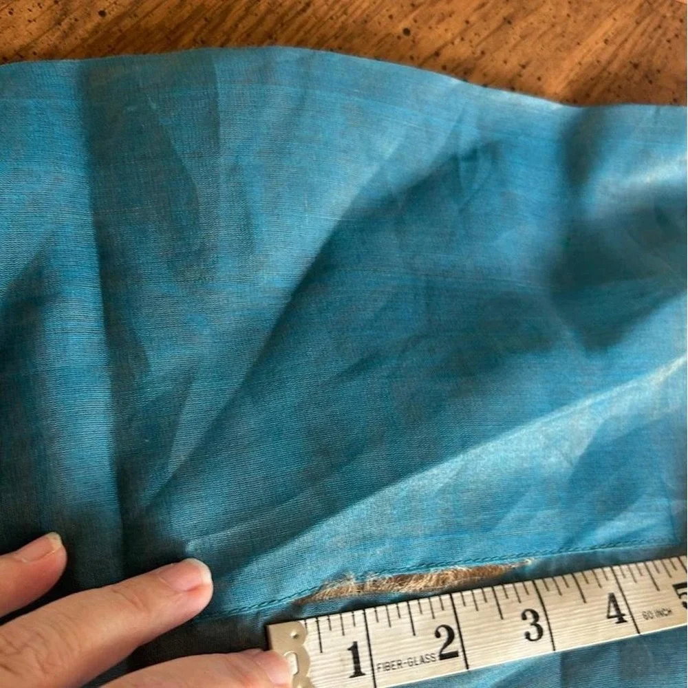VTG IRIDESCENT 100% SILK OVERSIZED SHAWL WRAP